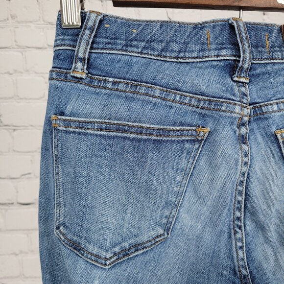 Madewell Blue Denim Skinny Skinny Distressed Ripped Low Rise Jeans 25 (25x28) - Picture 11 of 15